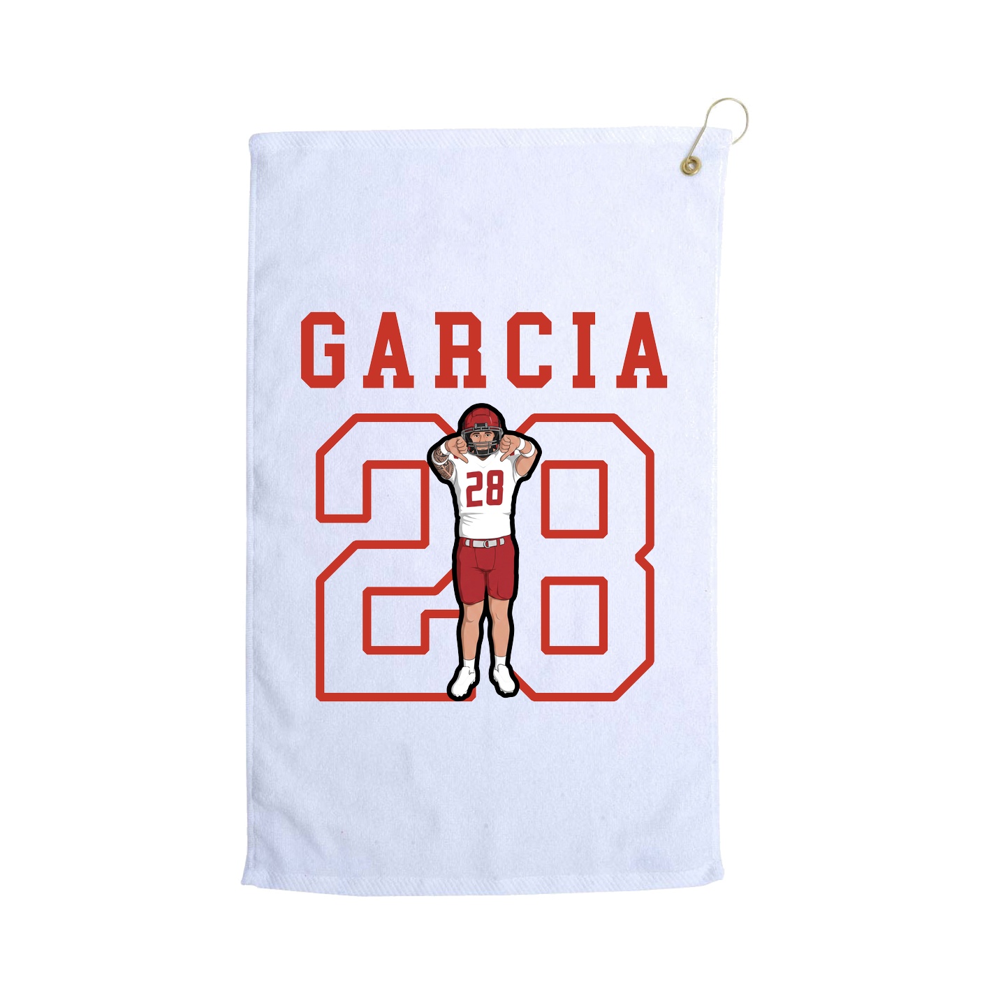 Golf Towel — Shirsey in White