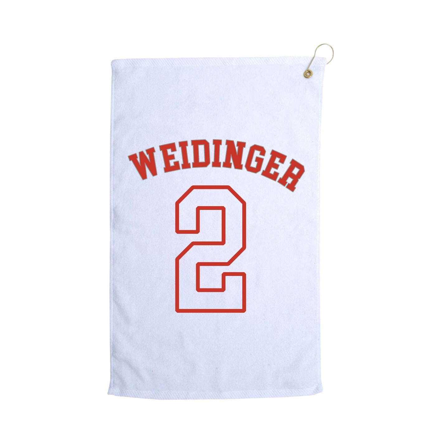 Golf Towel — Shirsey Arch in White