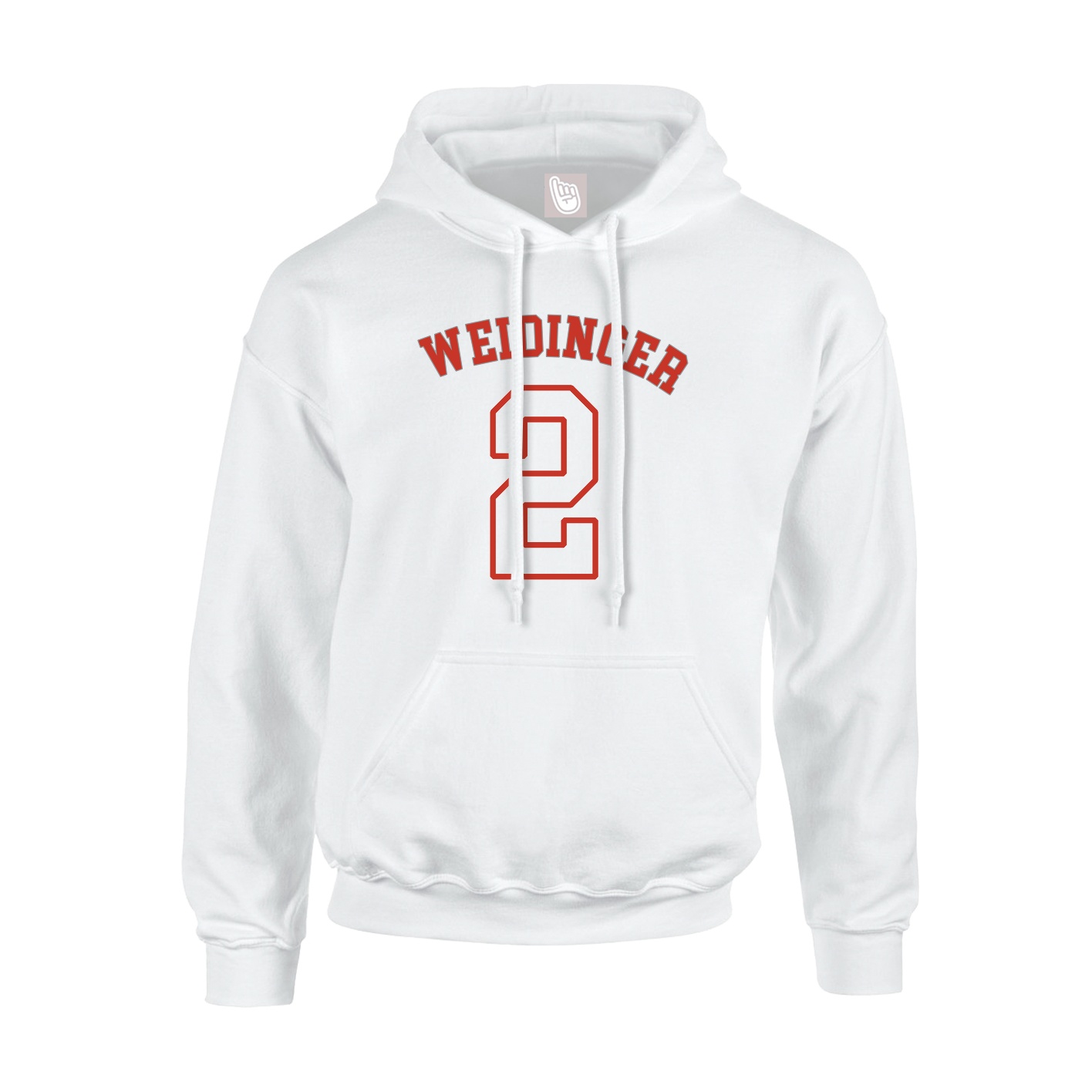 Youth Hoodie — Shirsey Arch in White