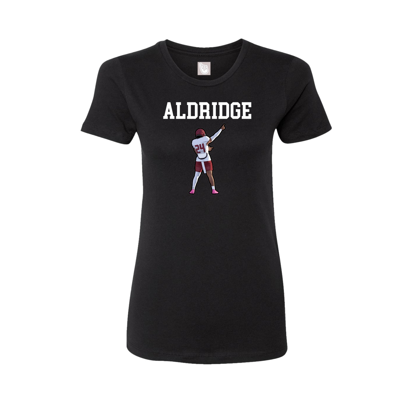 Fitted Women's Tee — Shirsey in Black