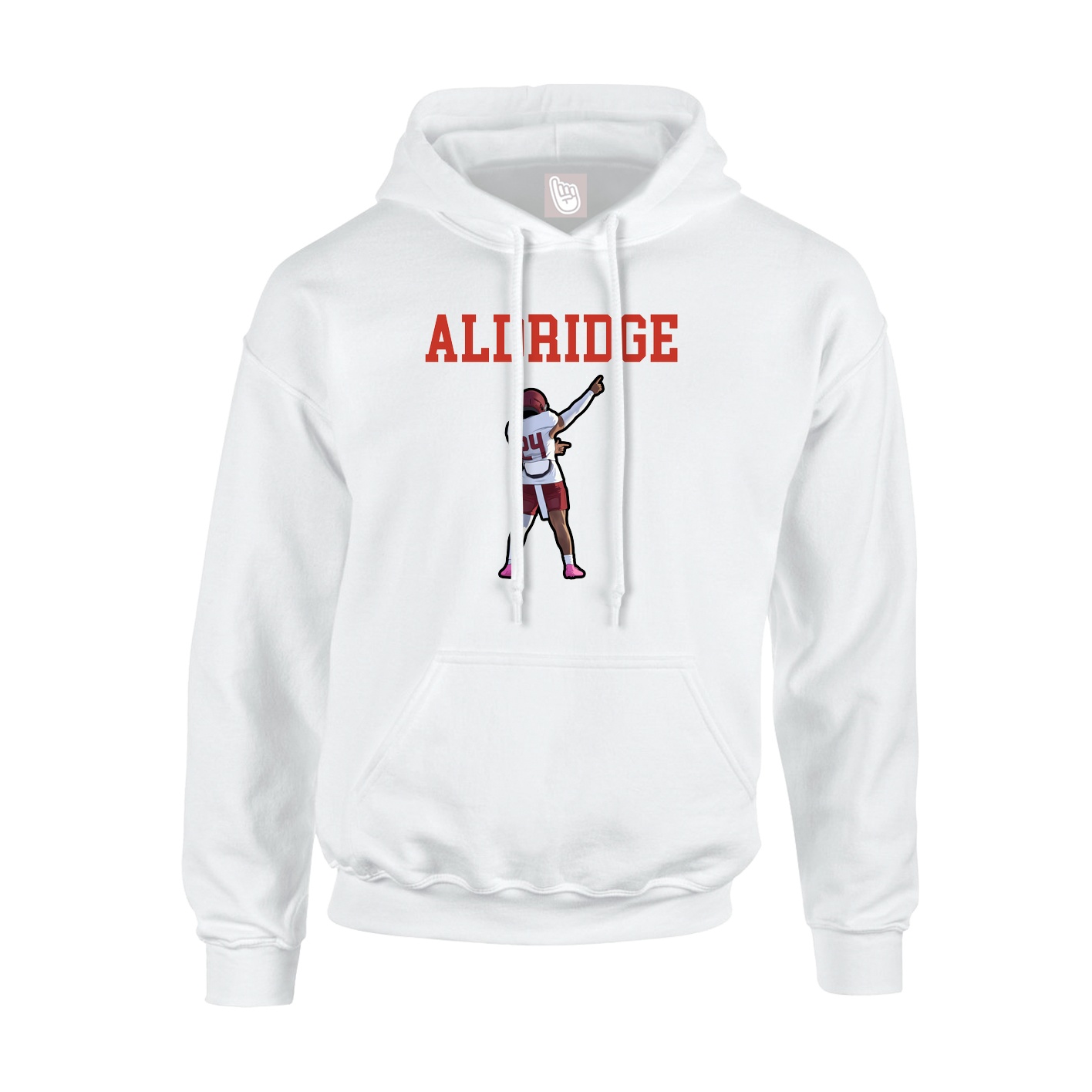 Hoodie — Shirsey in White