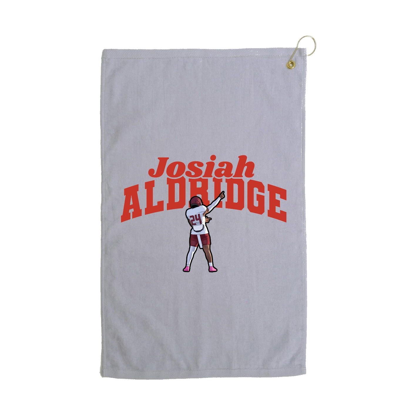 Golf Towel — Signature Arch in Grey