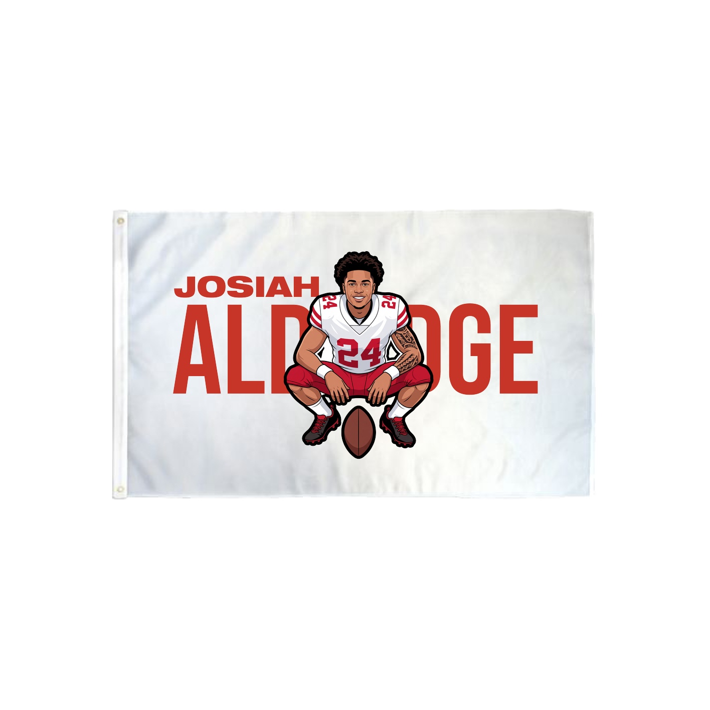 3x5 Flag — Player Name in Classic