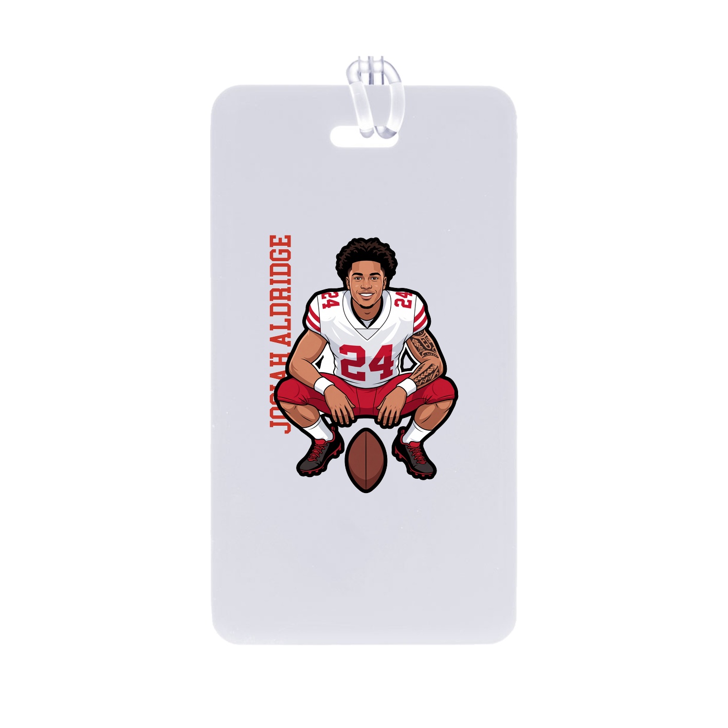 Bag Tag — Name Vertical in Classic