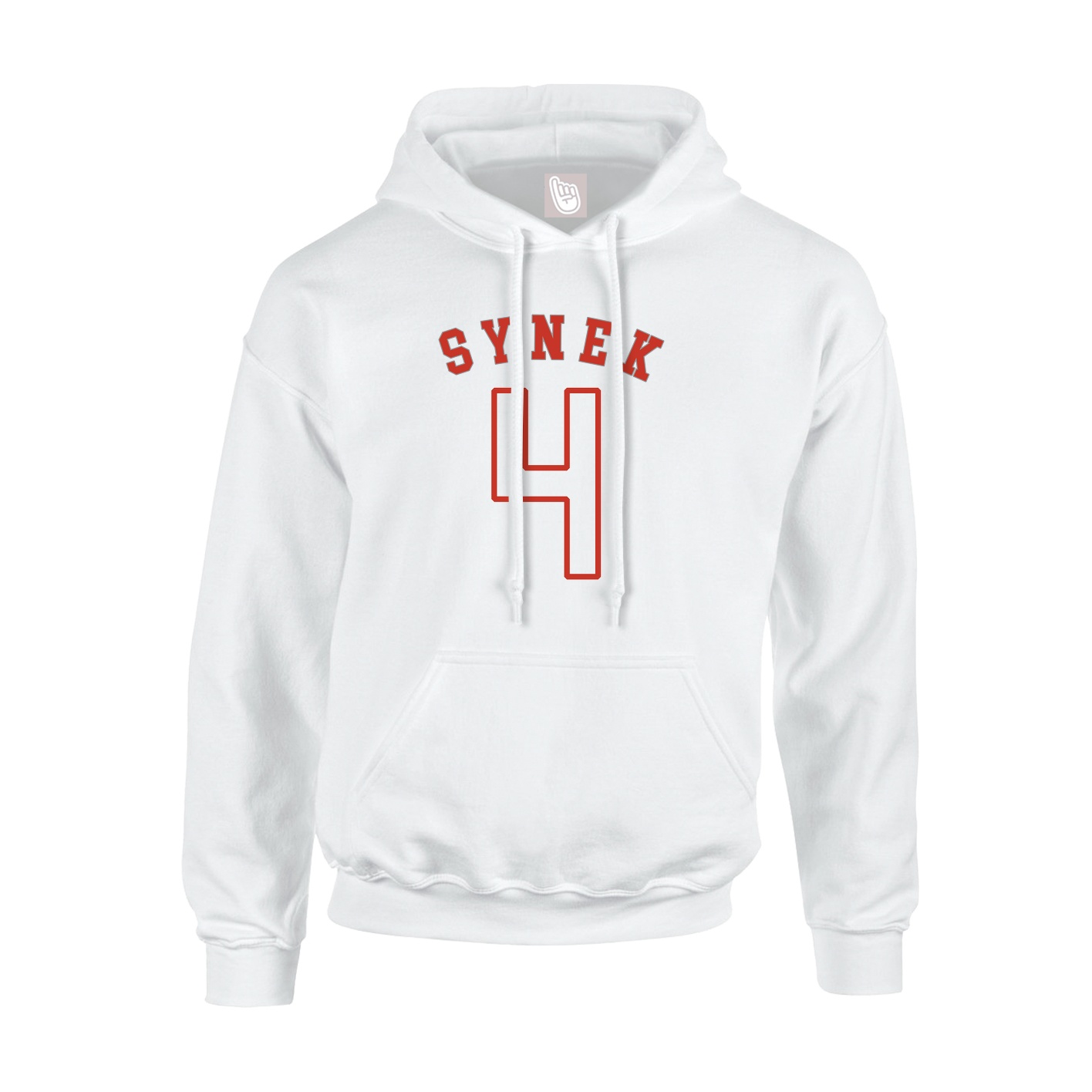 Hoodie — Shirsey Arch in White