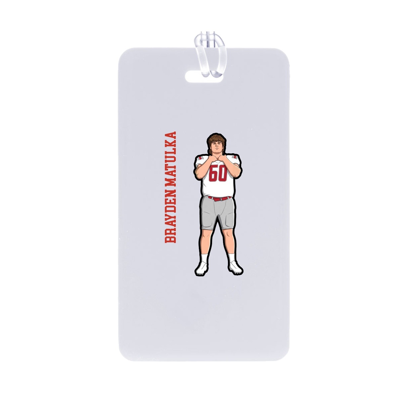 Bag Tag — Name Vertical in Classic