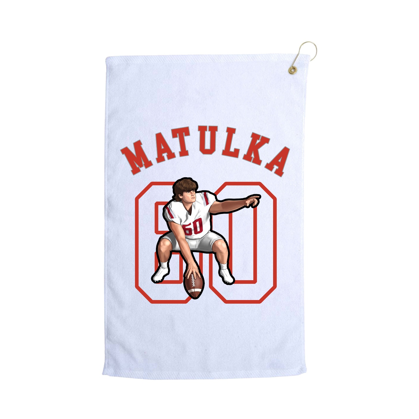 Golf Towel — Shirsey Arch in White