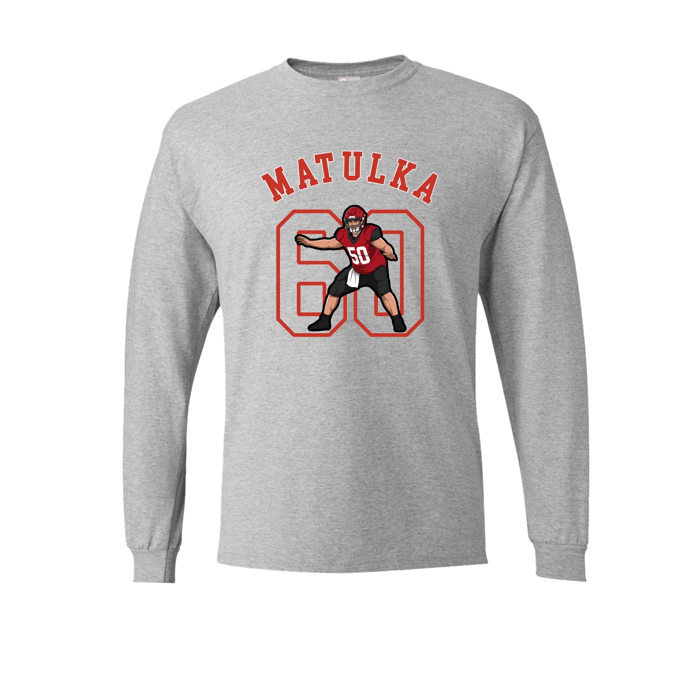 Long Sleeve Tee — Shirsey Arch in Grey