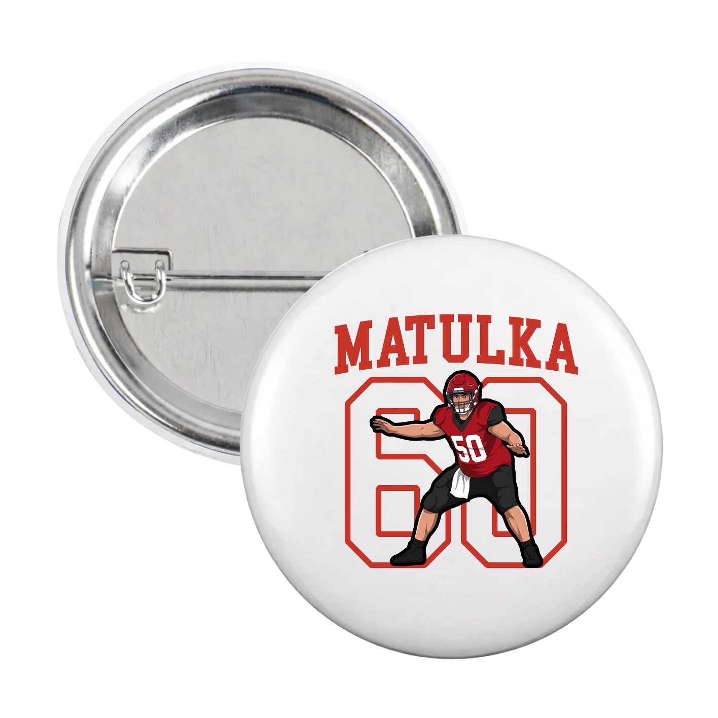 Game Day Button — Shirsey in White