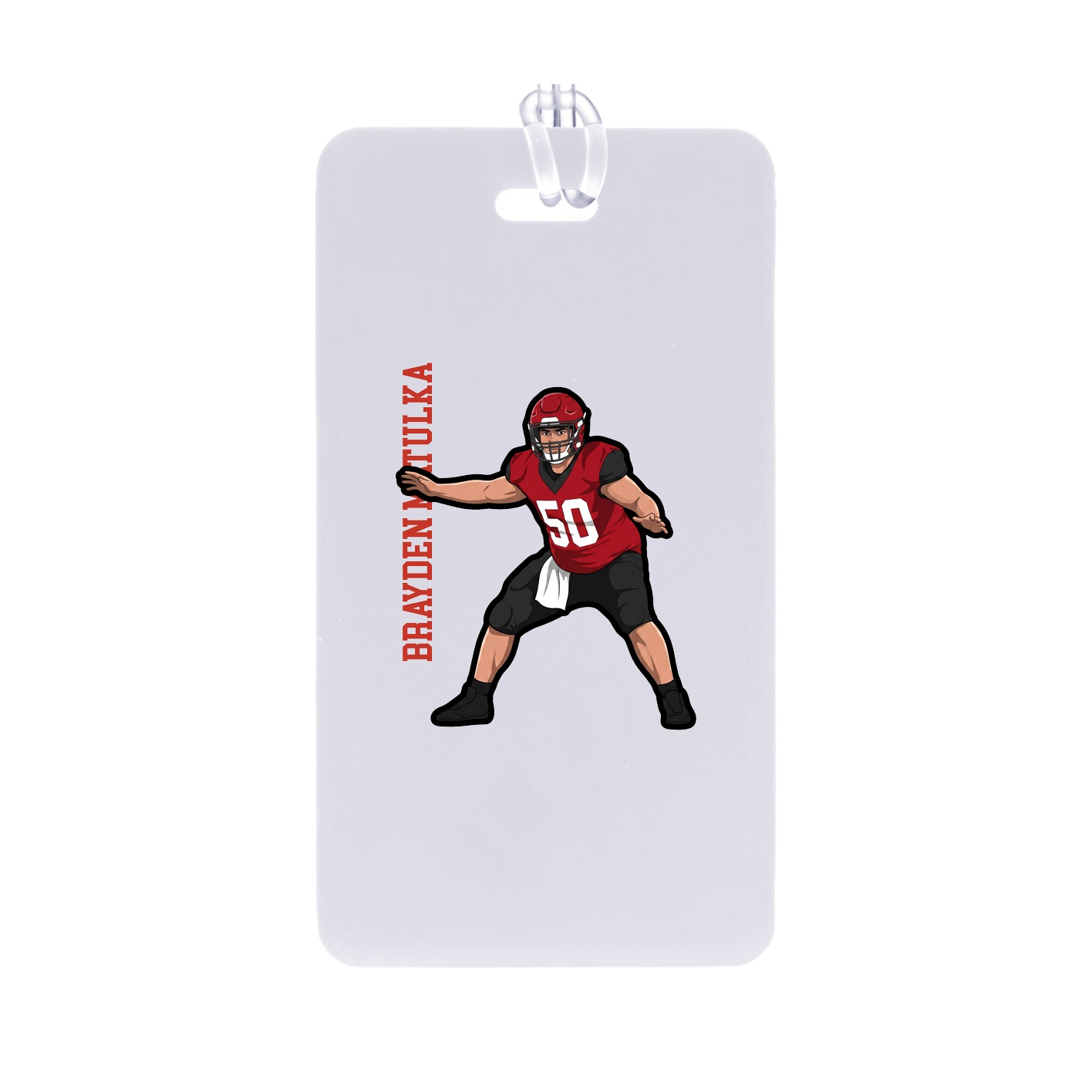Bag Tag — Name Vertical in Classic
