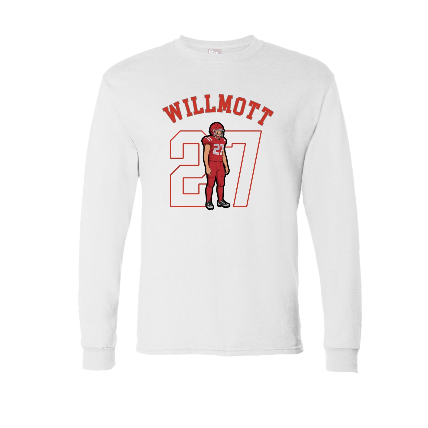 Long Sleeve Tee — Shirsey Arch in White