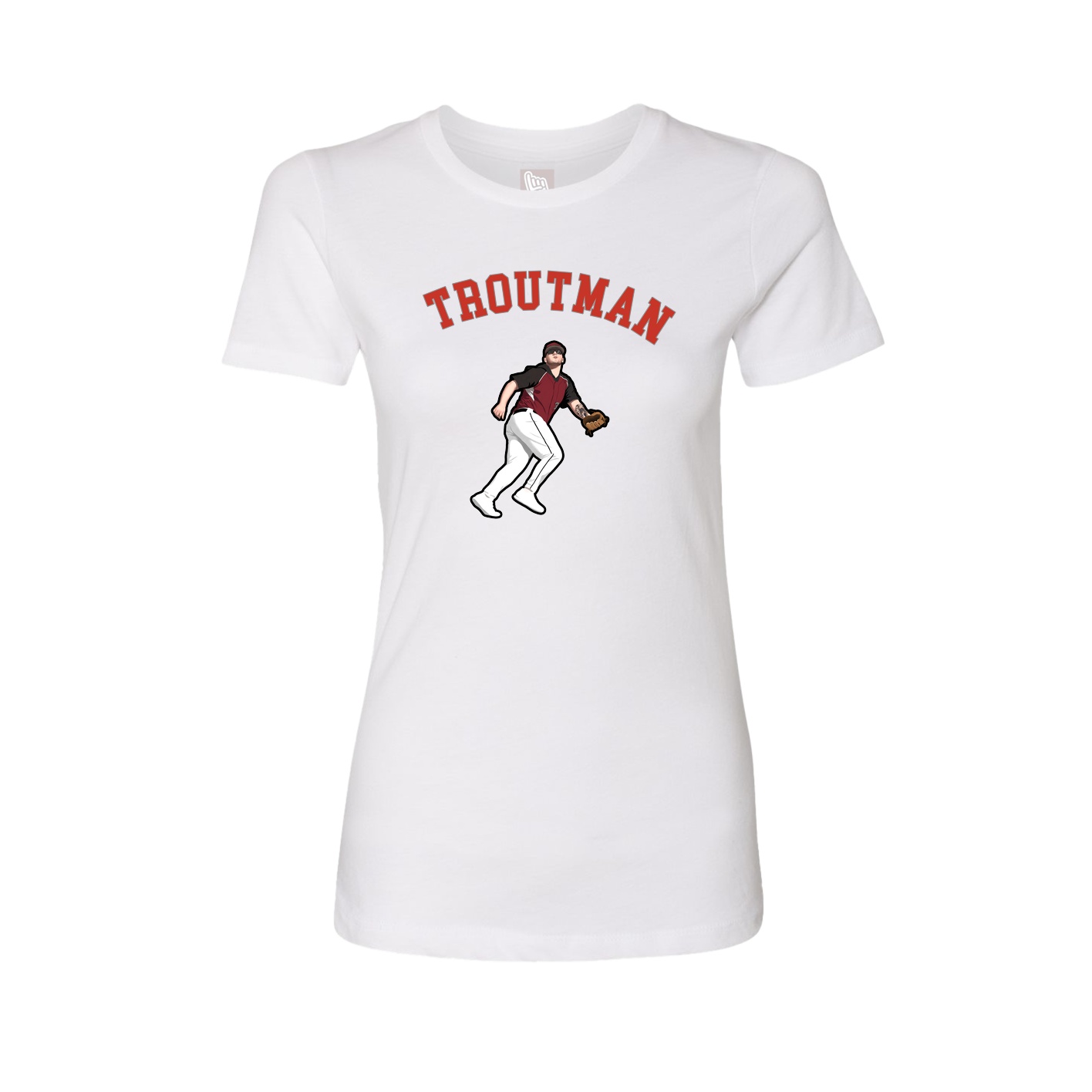 Womens Tee — Shirsey Arch in White