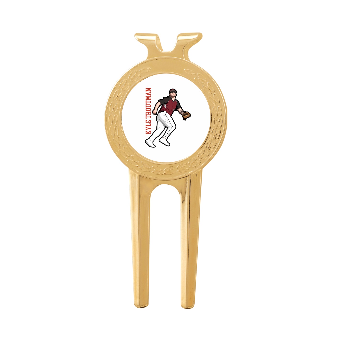 Divot Tool with Ball Marker — Name Vertical in Classic