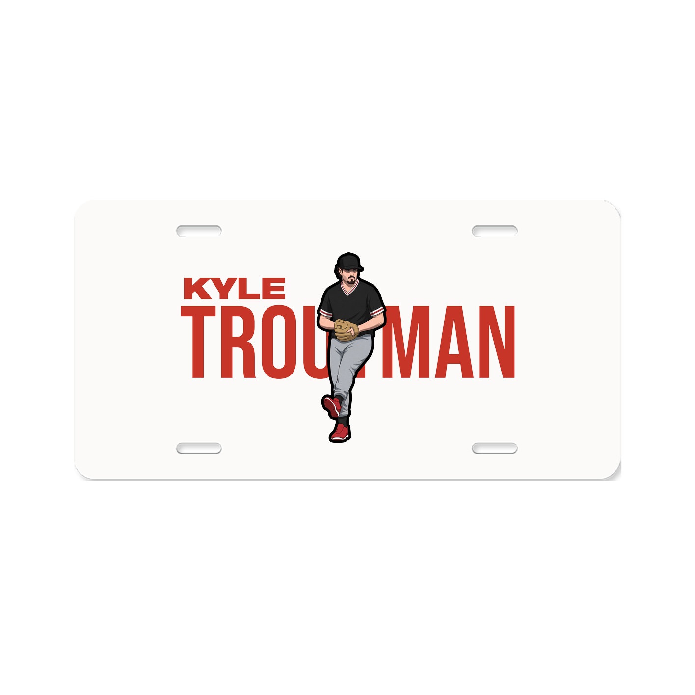 License Plate — Player Name in Classic