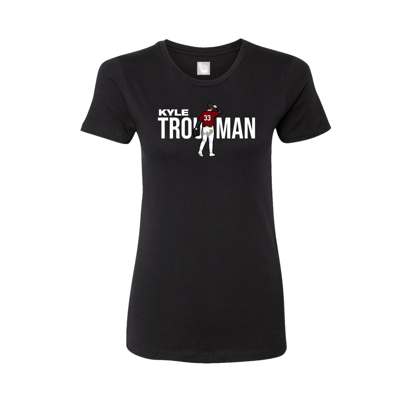 Womens Tee — Player Name in Black