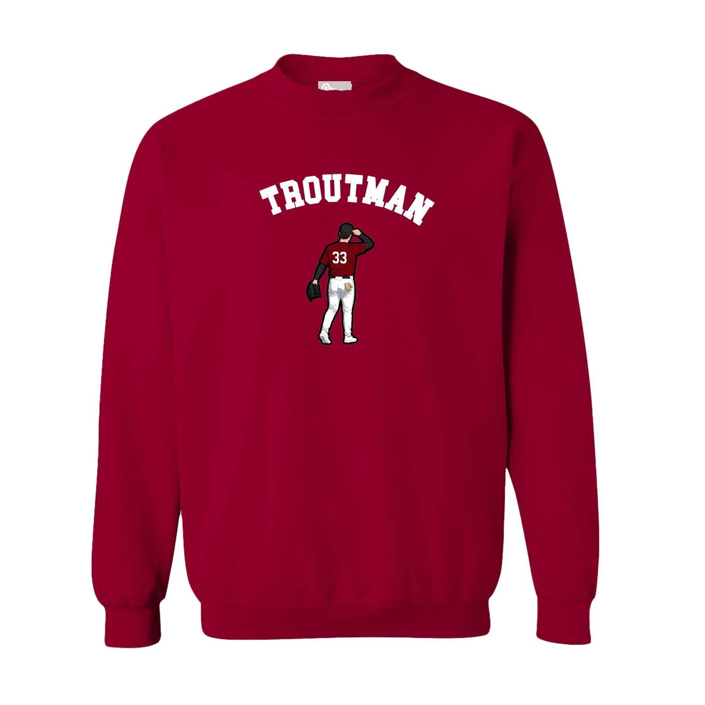Fleece Crew — Shirsey Arch in Cardinal
