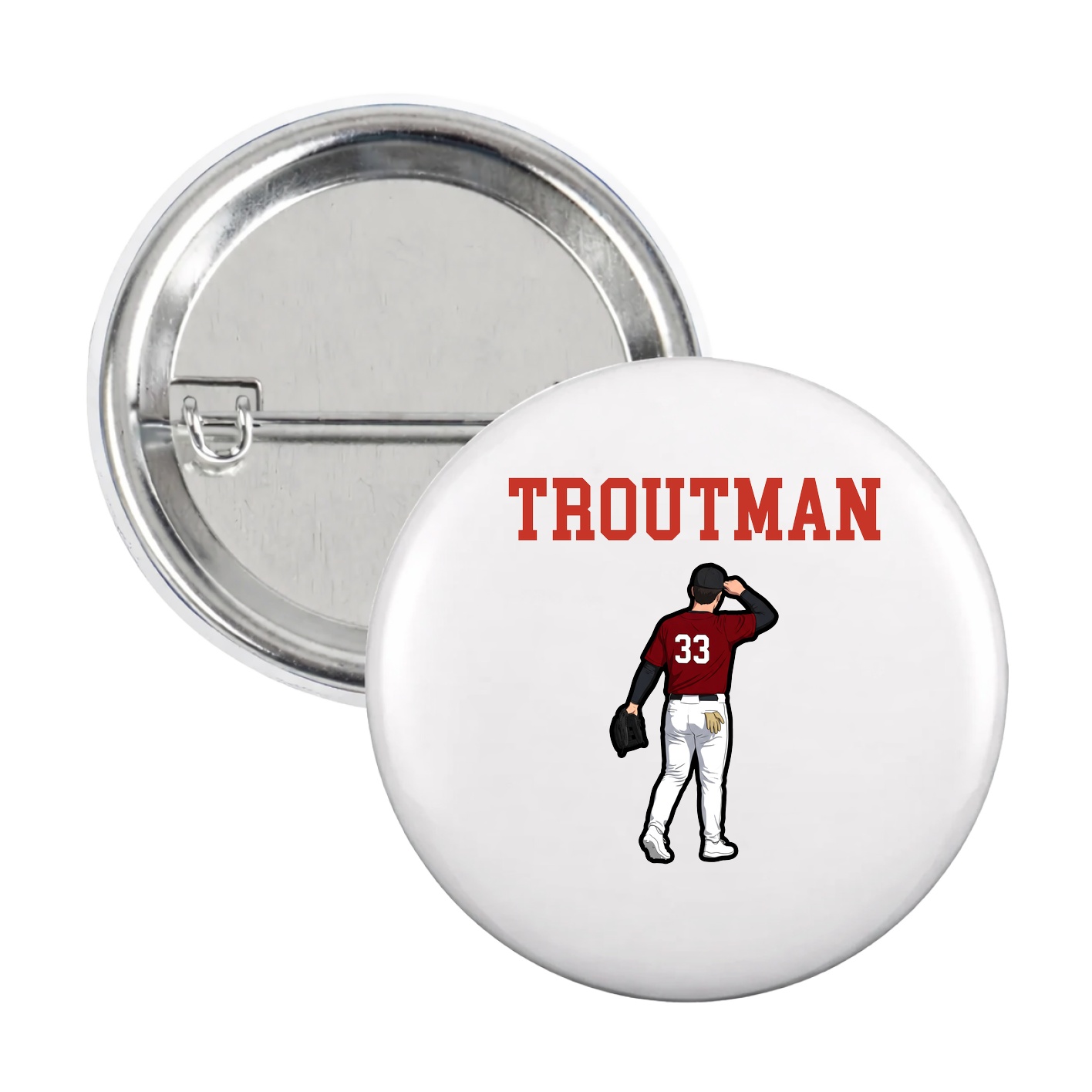 Game Day Button — Shirsey in White