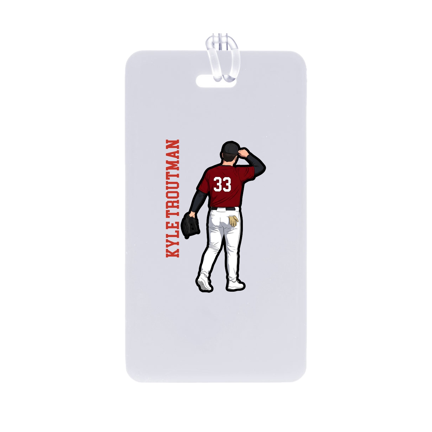 Bag Tag — Name Vertical in Classic