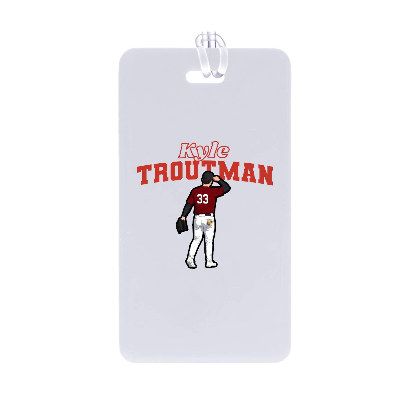 Bag Tag — Name Arch in Classic