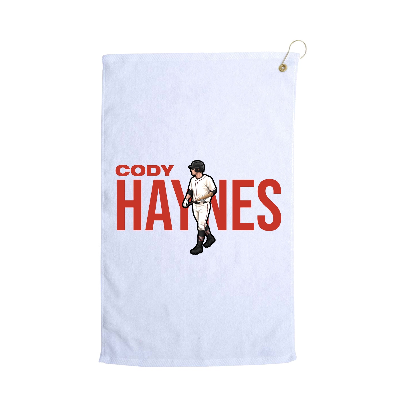 Golf Towel — Player Name in White