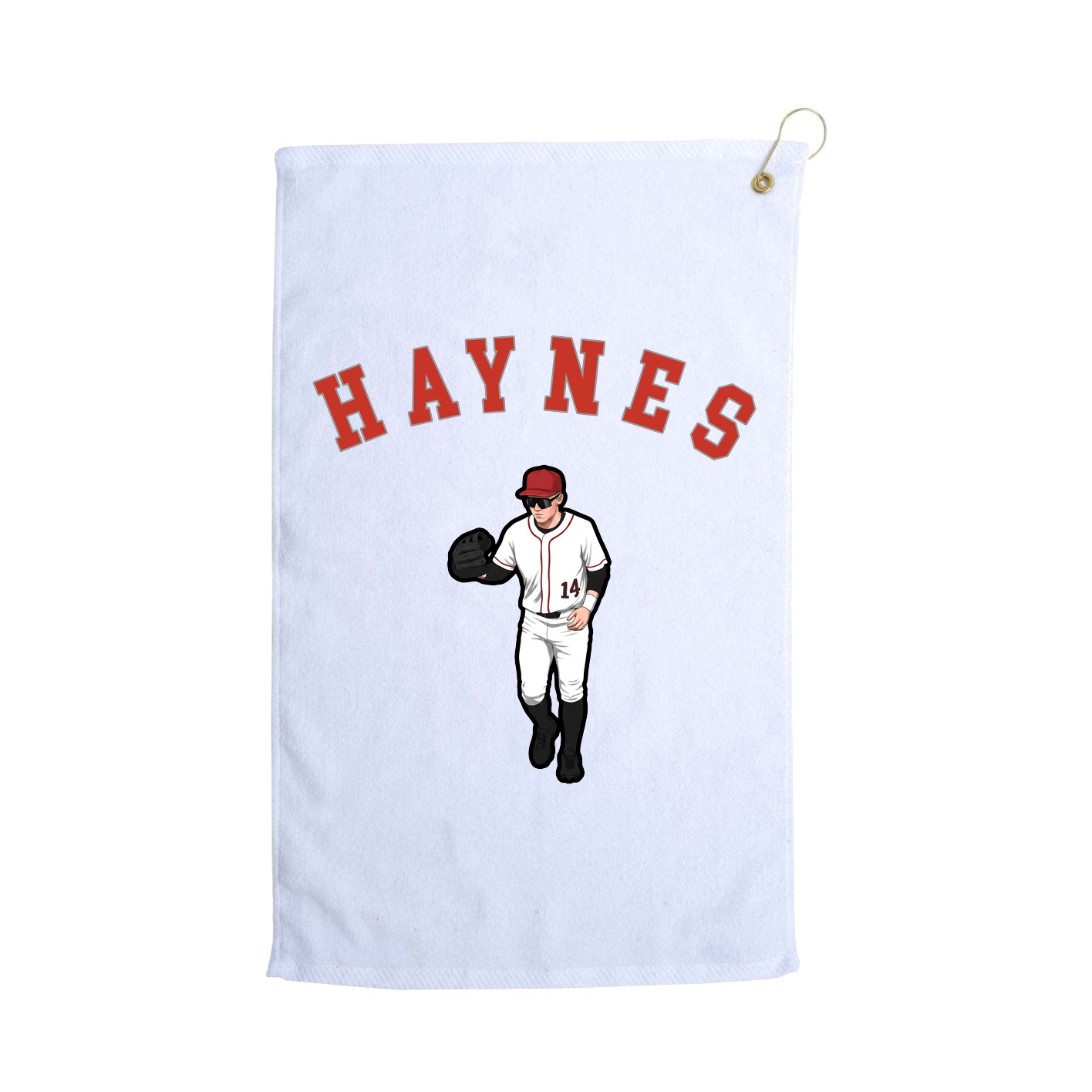 Golf Towel — Shirsey Arch in White