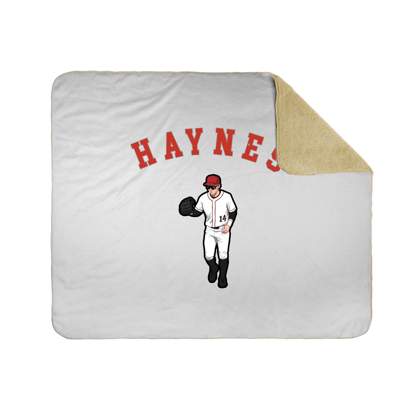 Throw Blanket — Shirsey Arch in White