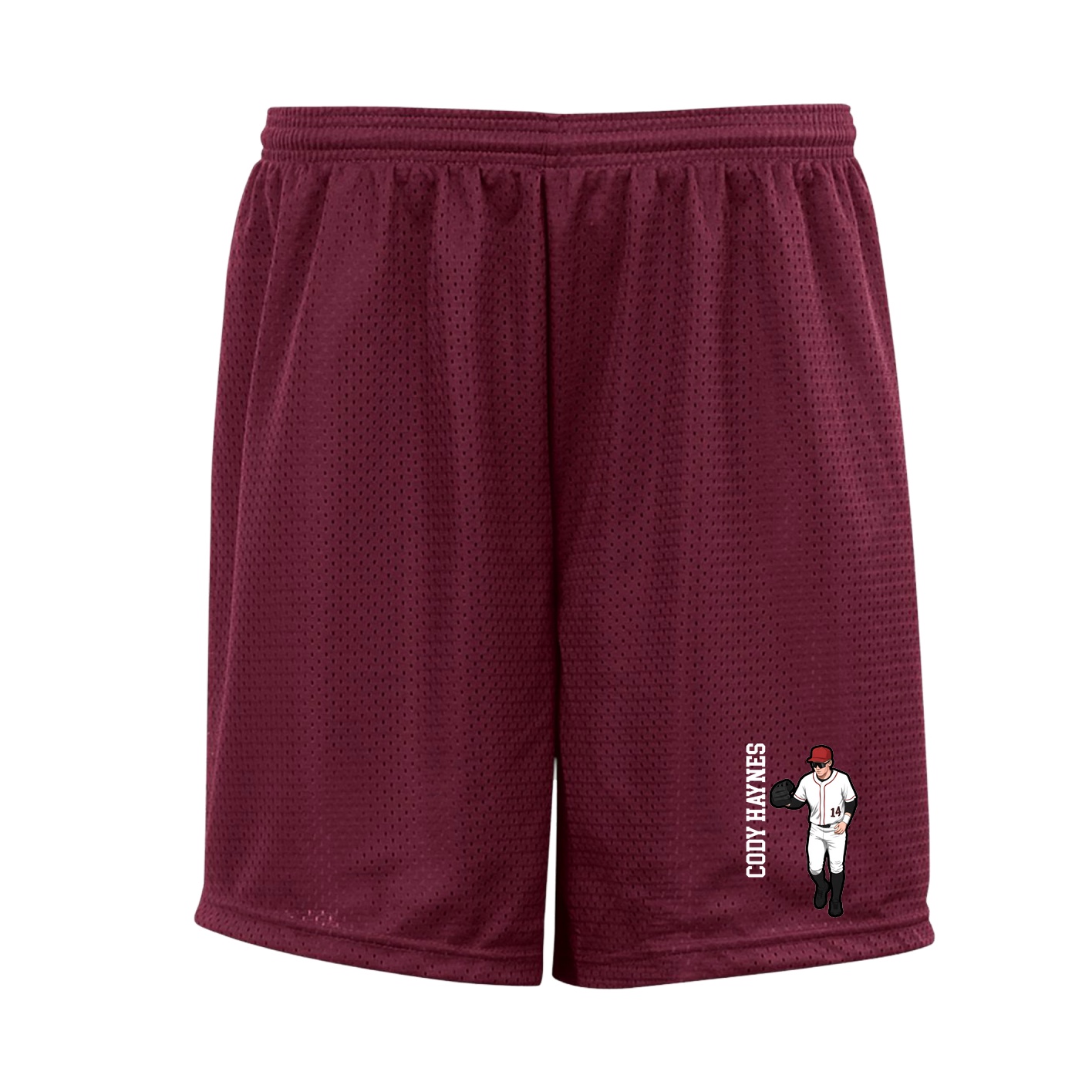 Shorts — Name Vertical in Cardinal