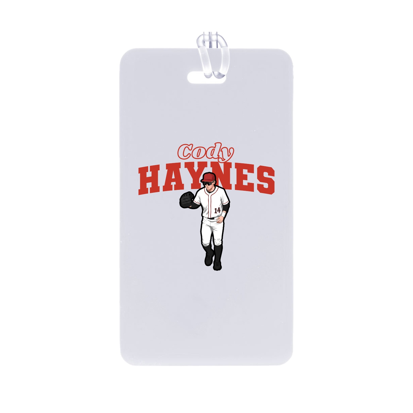 Bag Tag — Name Arch in Classic