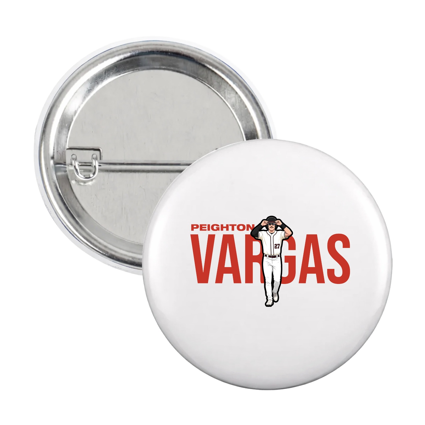 Game Day Button — Player Name in White