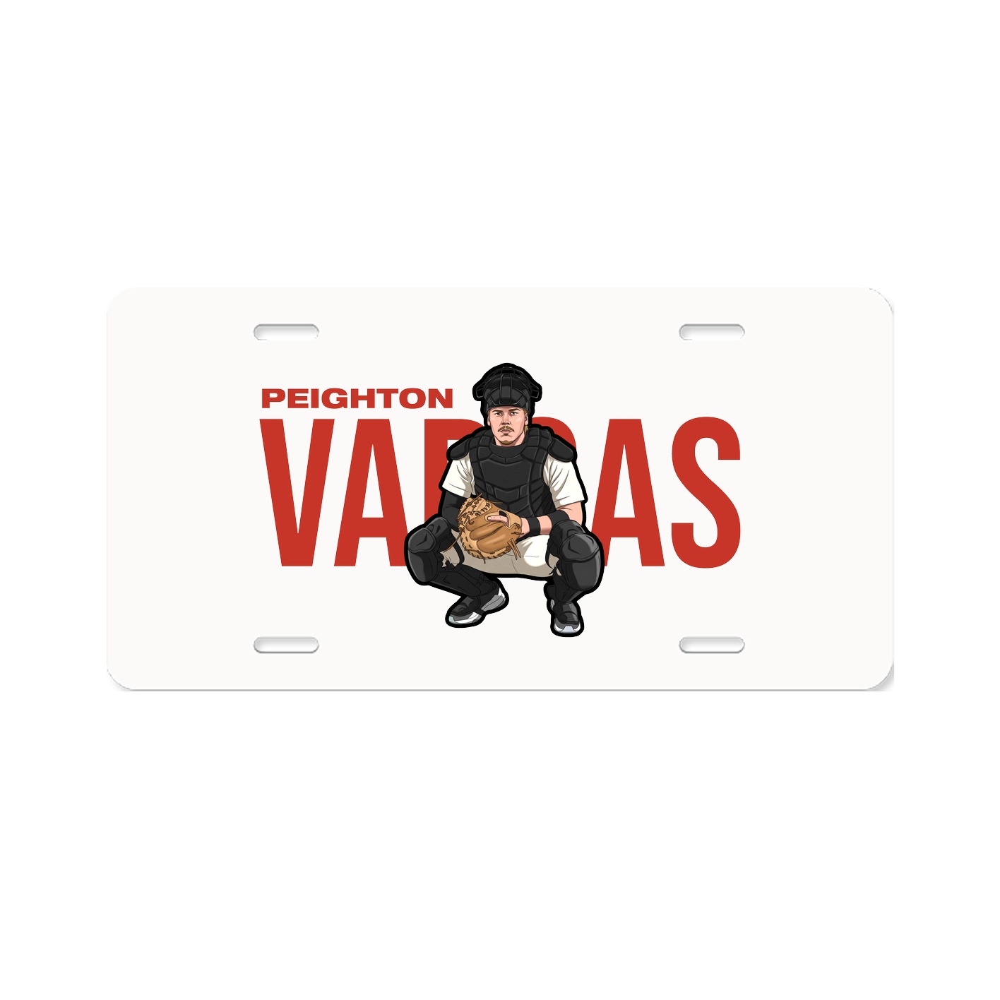 License Plate — Player Name in Classic