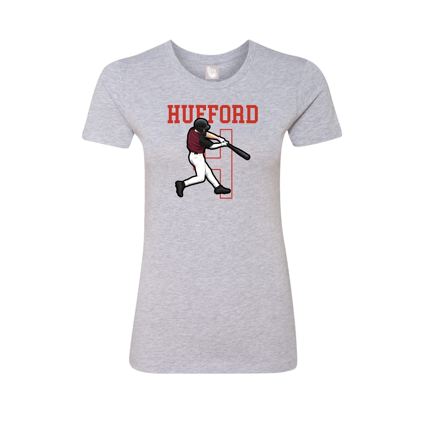 Fitted Women's Tee — Shirsey in Grey