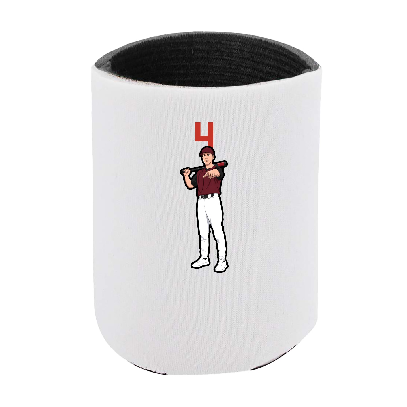 Can Holder — Number Top in White