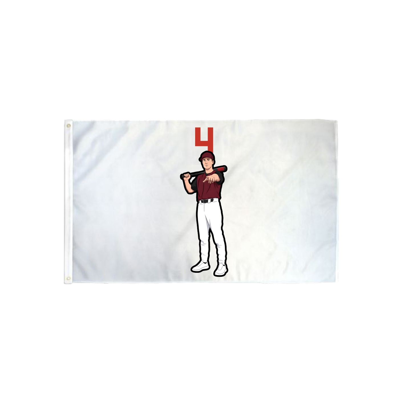 3x5 Flag — Number Top in Classic
