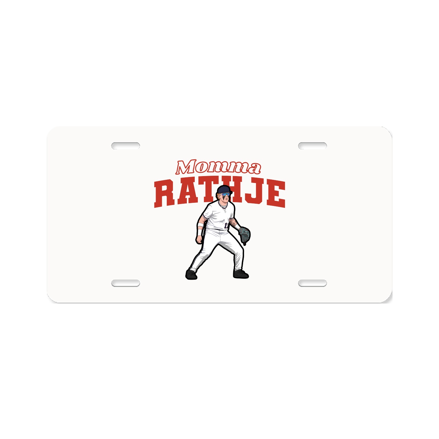 License Plate — Mothers Day Block in Classic
