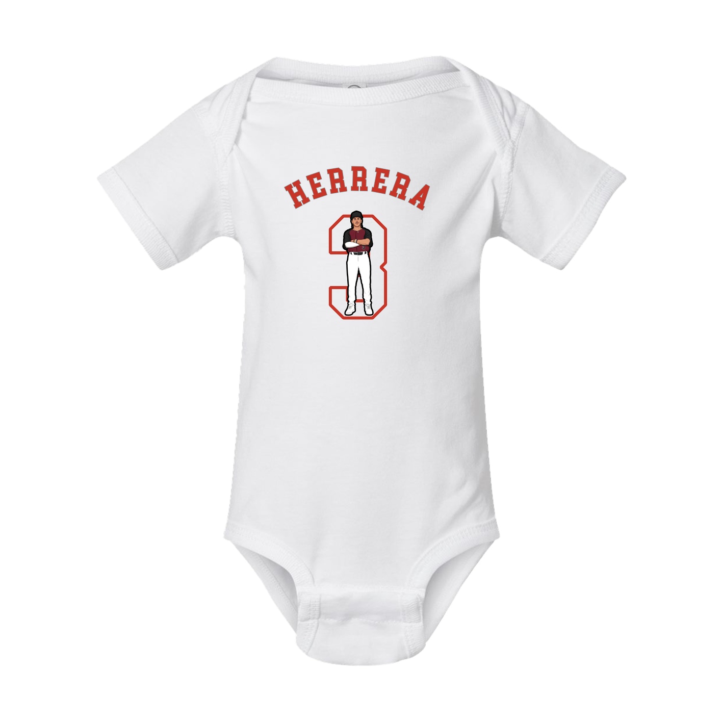 Baby Onesie — Shirsey Arch in White