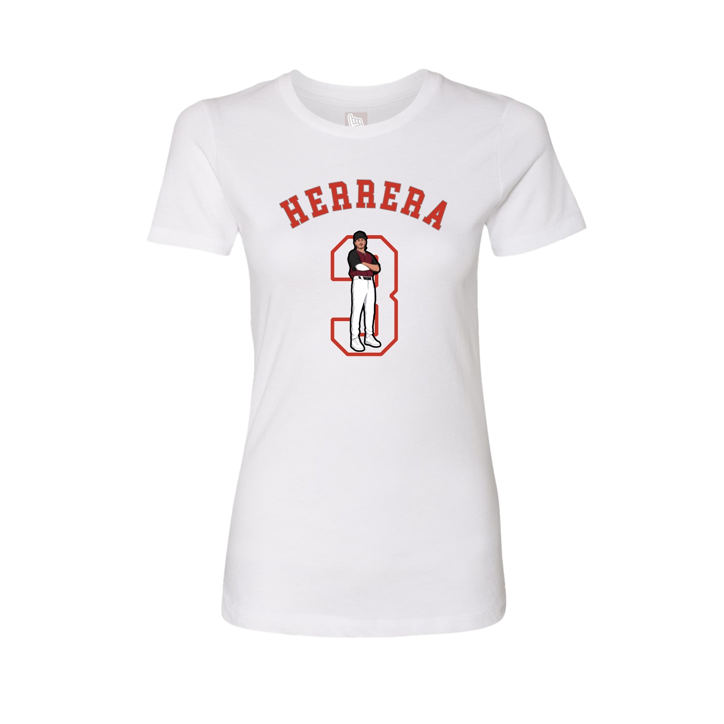Womens Tee — Shirsey Arch in White