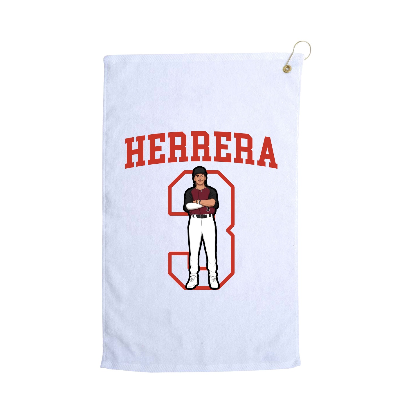 Golf Towel — Shirsey in White