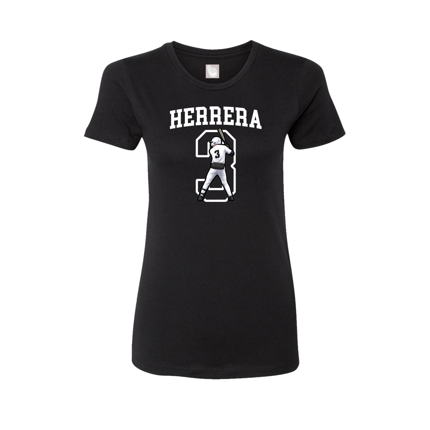 Fitted Women's Tee — Shirsey in Black