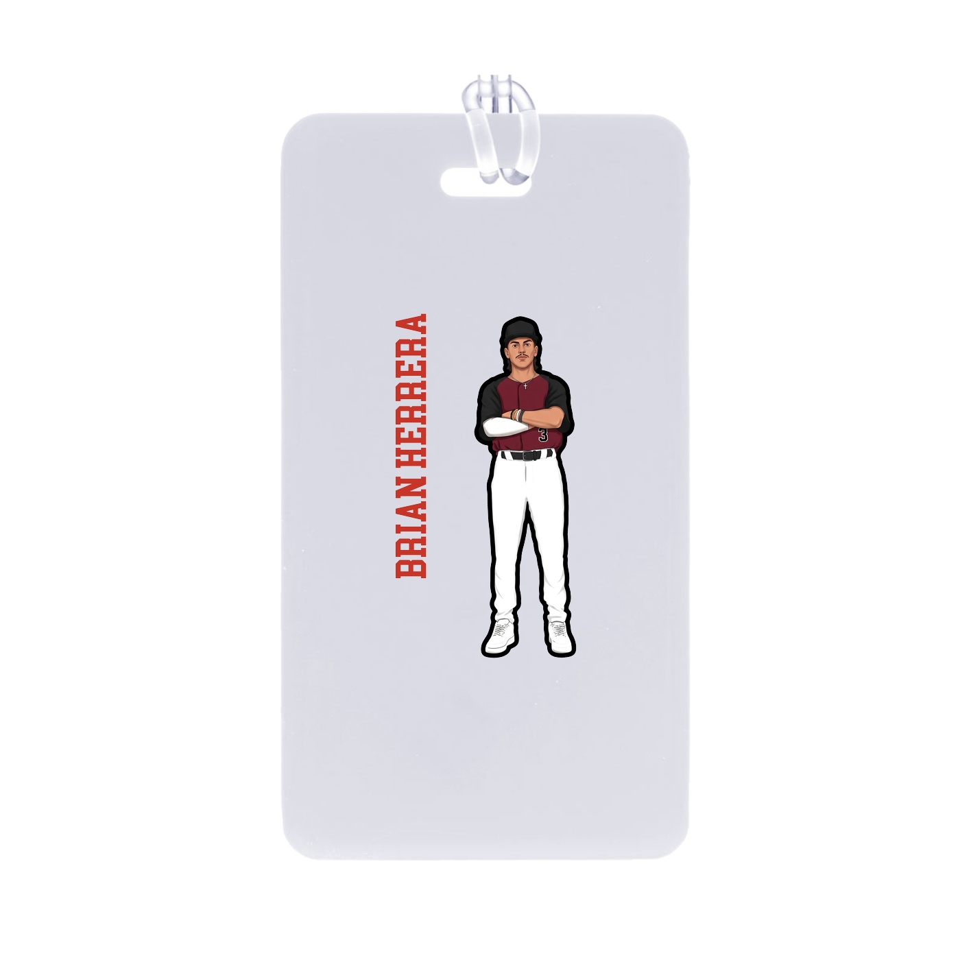 Bag Tag — Name Vertical in Classic