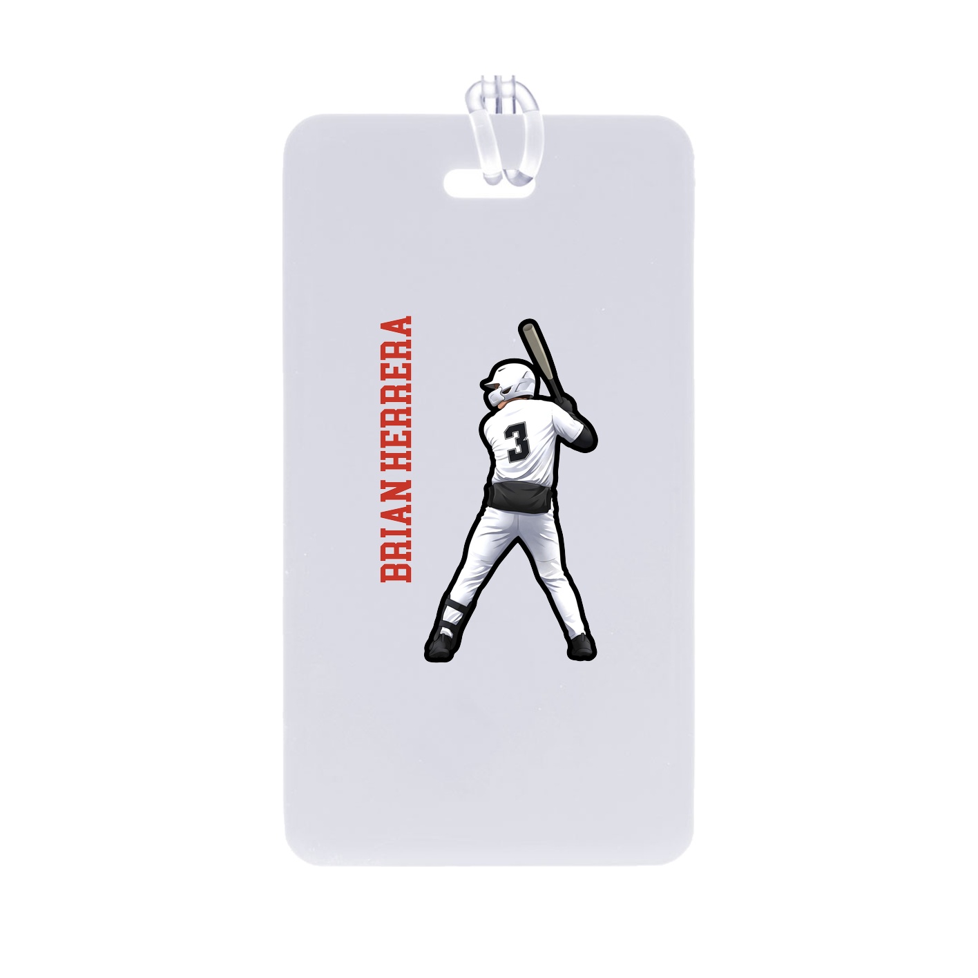 Bag Tag — Name Vertical in Classic
