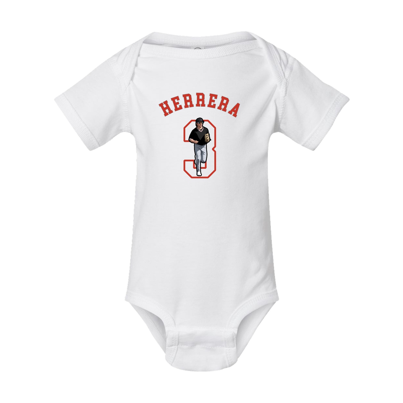 Baby Onesie — Shirsey Arch in White