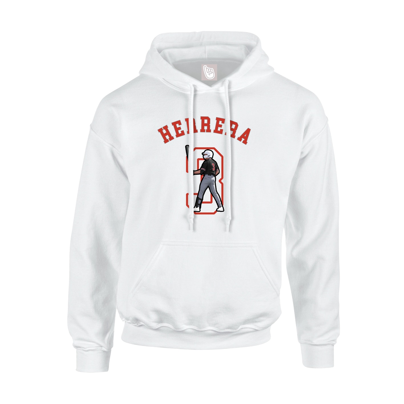 Hoodie — Shirsey Arch in White
