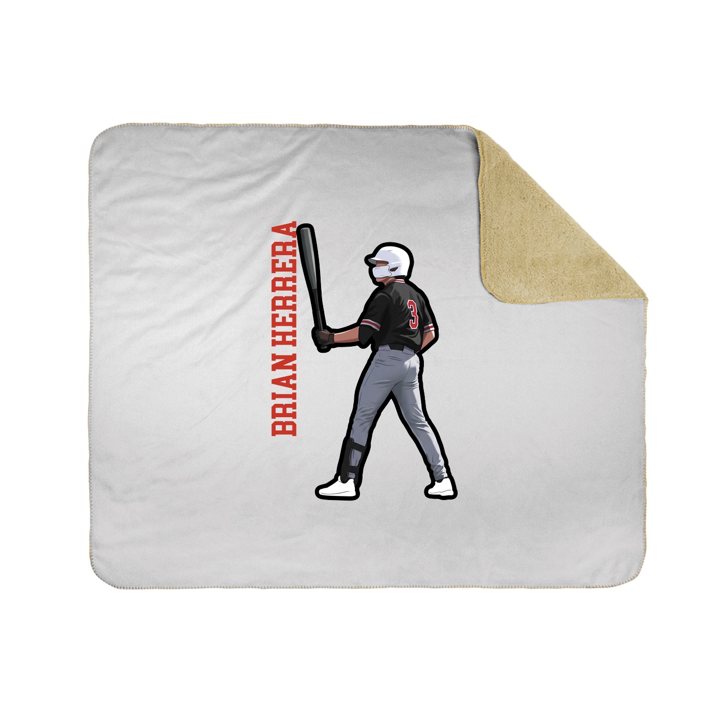 50x60 Sherpa Lined Throw Blanket