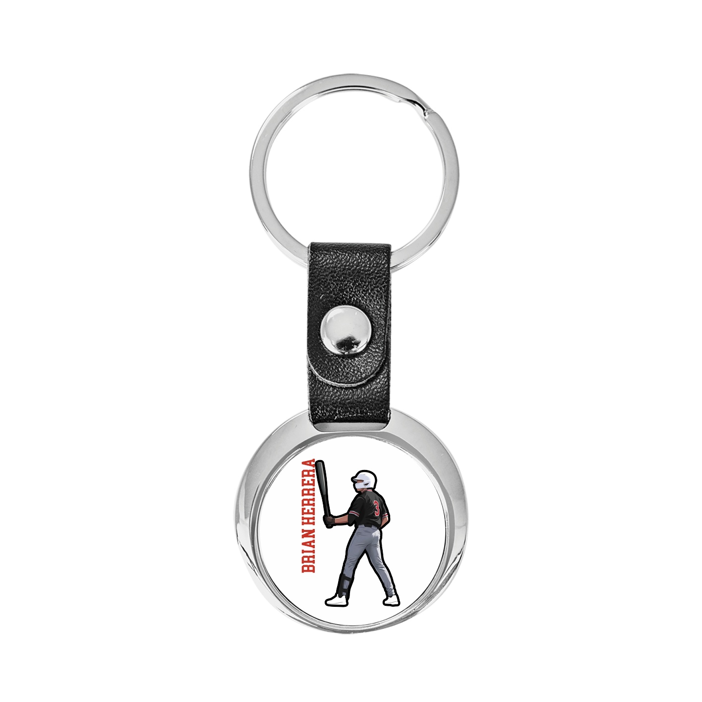 Key Chain — Name Vertical in Classic