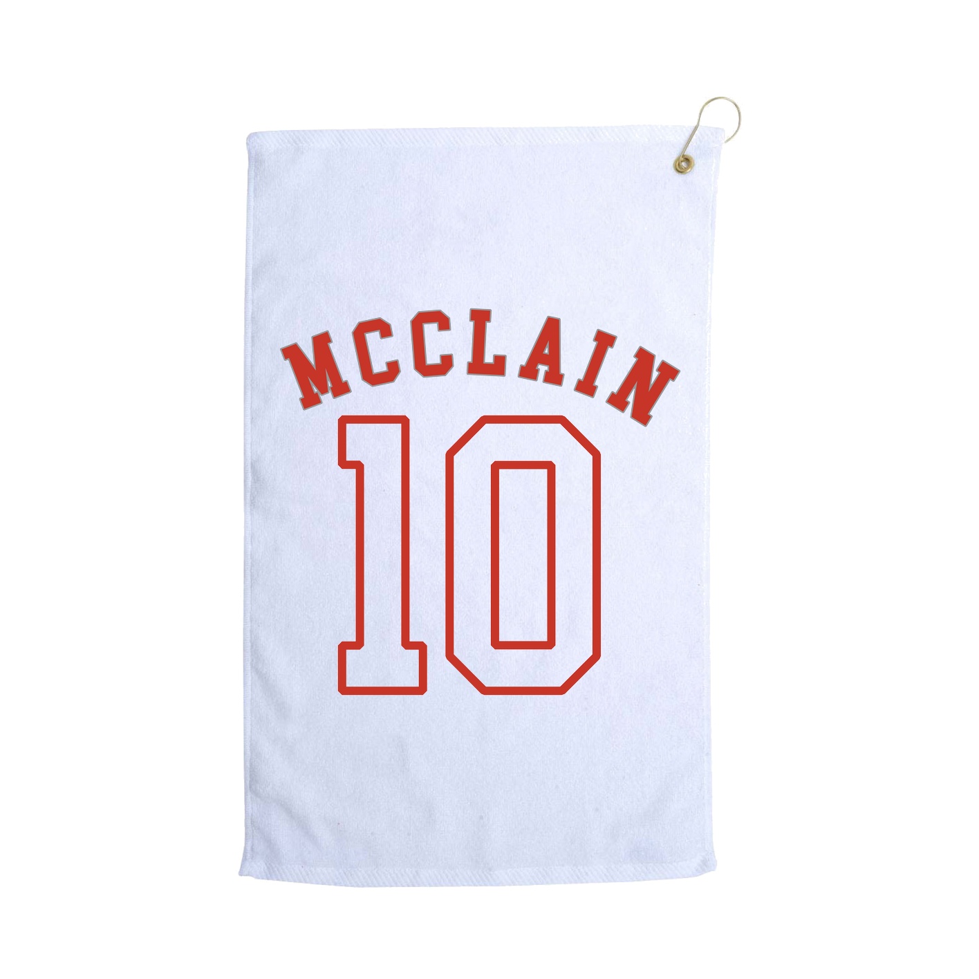 Golf Towel — Shirsey Arch in White
