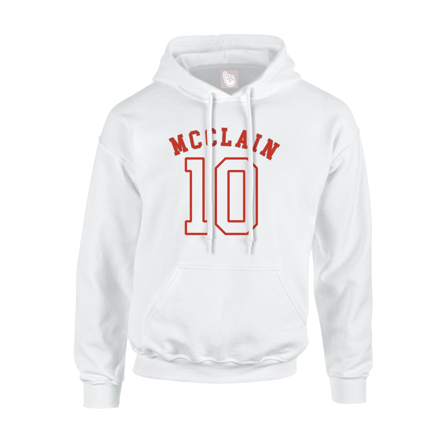 Hoodie — Shirsey Arch in White