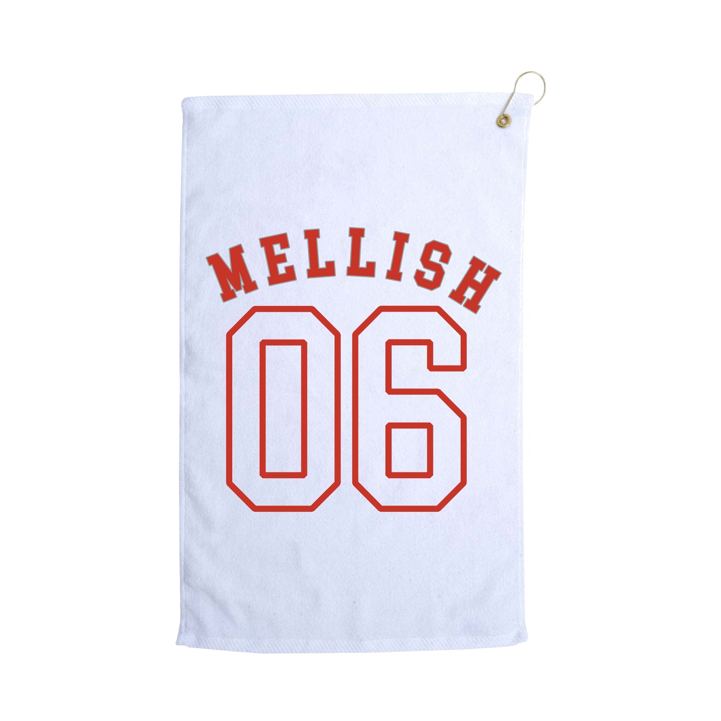 Golf Towel — Shirsey Arch in White