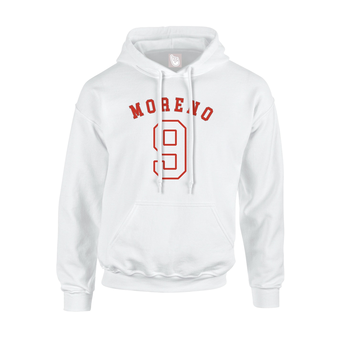 Hoodie — Shirsey Arch in White