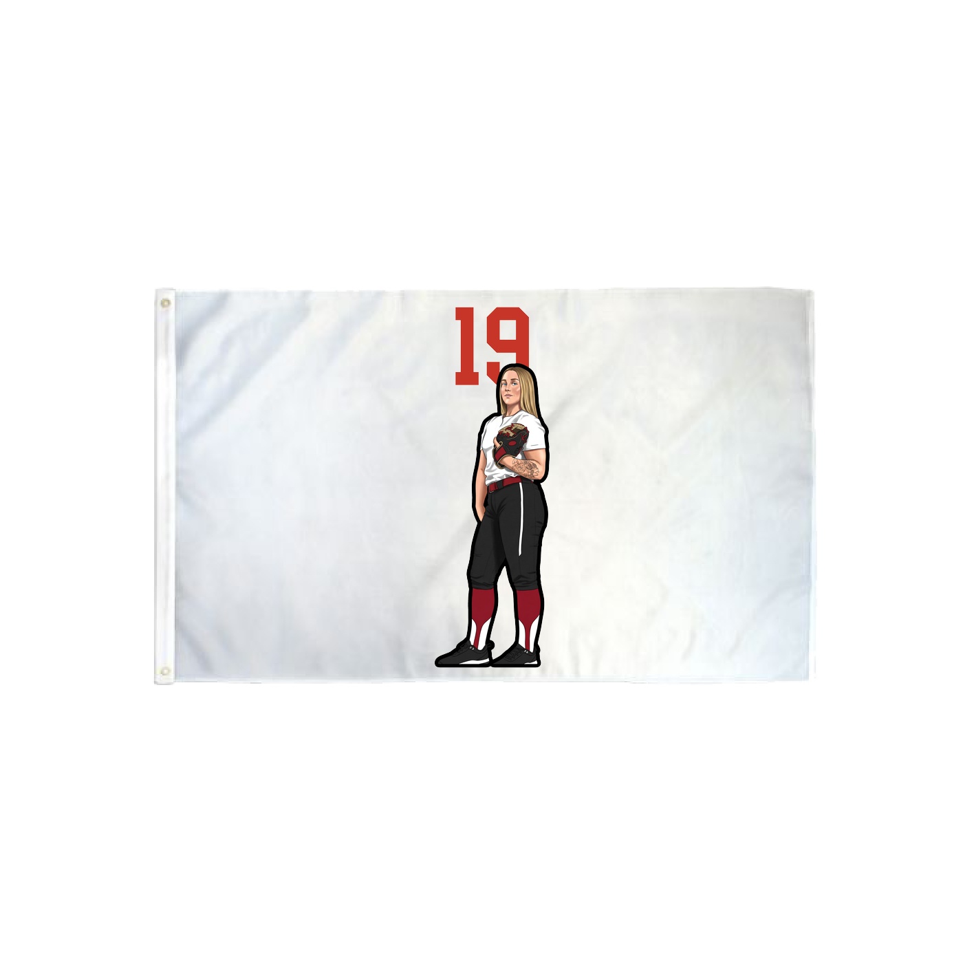 3x5 Flag — Number Top in Classic