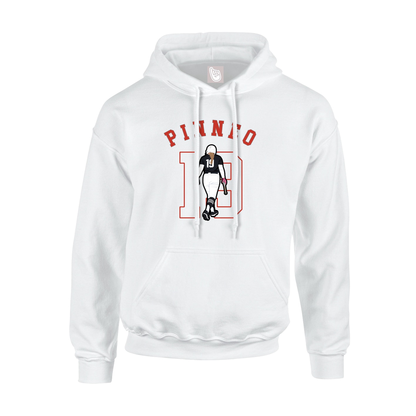 Youth Hoodie — Shirsey Arch in White